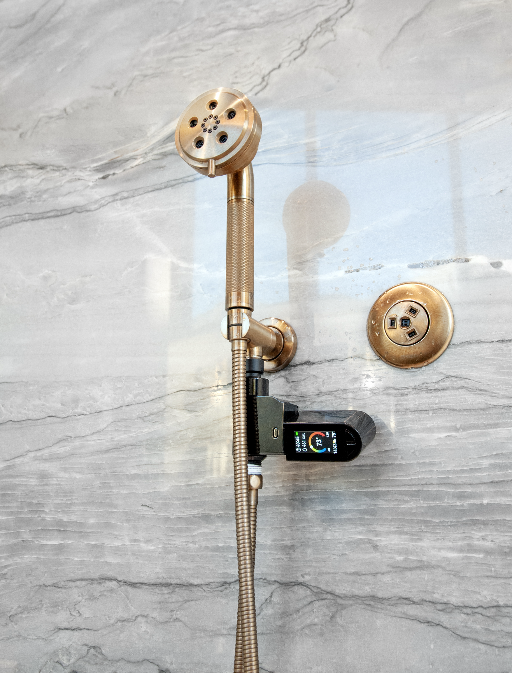 Floz | Smart Shower | Control Shower with Alexa, Google | Track